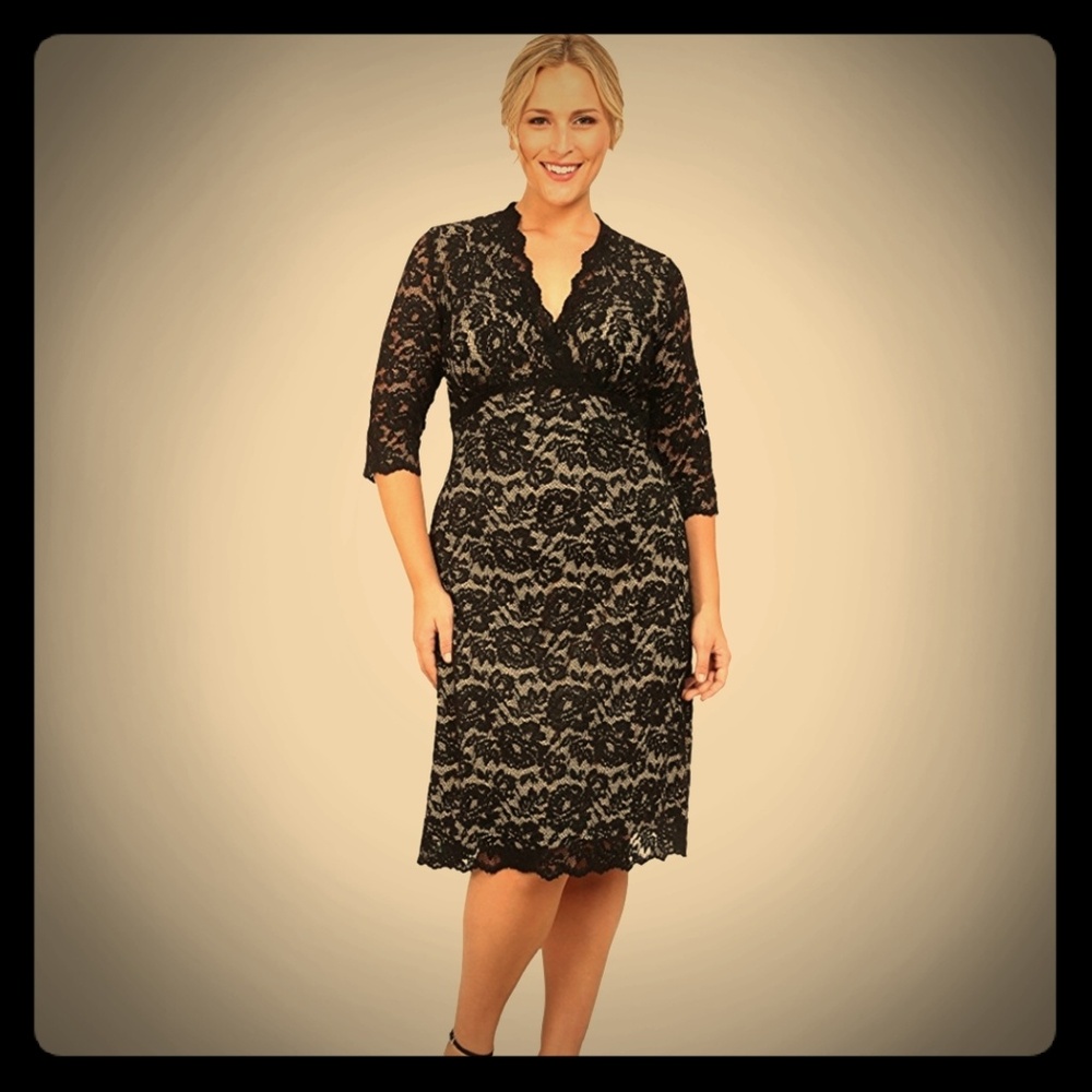 Kiyonna Lace Boudoir Dress